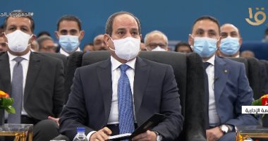 الرئيس السيسي يشاهد فيلما تسجيليا عن الزيادة السكانية