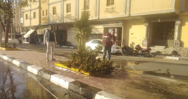 مدينة الأقصر تنفذ حملات نظافة وترميم للأرصفة وترفع أطنانا من التراكمات