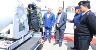 محافظ سوهاج ومدير الأمن يشهدان الاحتفال باليوم العالمى للحماية المدنية.. صور