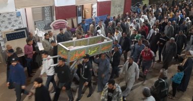 تشييع جثمان الفنان محمد سعيد عبوده بقرية الدلجمون فى الغربية 