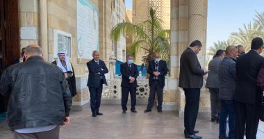 برلمانيون وشخصيات عامة يشاركون فى صلاة الجنازة على عضو الشيوخ عبد الحى عبيد