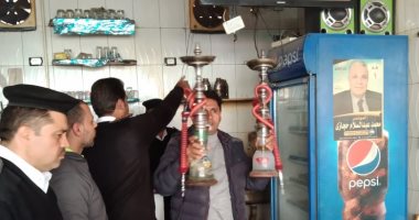 رفع 852 حالة إشغال طريق ومصادرة 11 شيشة خلال حملات مكبرة فى البحيرة