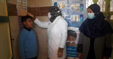 فحص 714 ألفا و676 طالبا ضمن مبادرة علاج أمراض سوء التغذية بالبحيرة