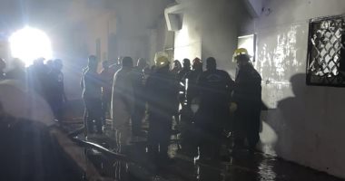 السيطرة علي حريق نشب بالطابق الثاني بخط انتاج عسل في الغربية 