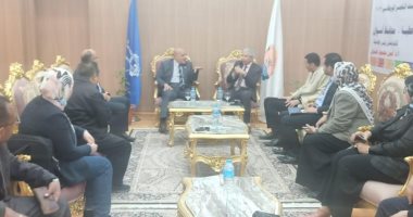 بحث سبل التعاون بين الهيئة العامة لتنمية الثروة السمكية وجامعة أسوان