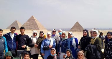 "الشباب والرياضة" تنظم زيارة لشباب شمال سيناء إلى معالم القاهرة.. صور
