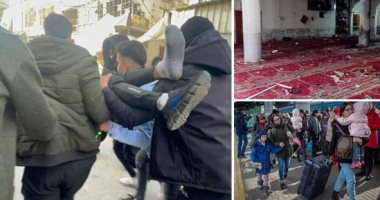 العالم هذا المساء.. الأوكرانيون يهربون من الحرب عبر السكك الحديدية.. 57 قتيلا و200 جريح فى تفجير انتحارى بمسجد بباكستان.. وقوات الاحتلال الإسرائيلى تطلق الرصاص على الفلسطينيين فى الضفة الغربية.. صور