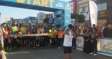 500 متسابق من كافة المحافظات يشاركون فى ماراثون كفر الشيخ للجرى.. فيديو وصور