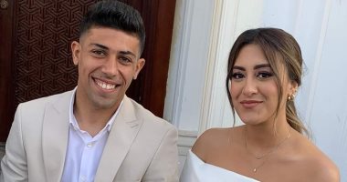 صور.. مروان داود لاعب إنبى يعقد قرانه