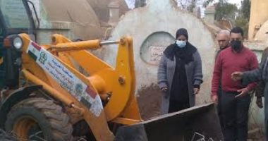 حملة مكبرة لإيقاف التعديات على الأراضى الزراعية فى السنطة