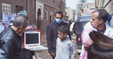 حياة كريمة.. قافلة بيطرية مجانية بقرية بنى محمد بمركز أبنوب أسيوط