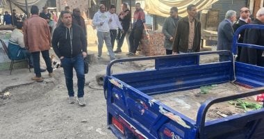 إزالة الفروشات والتعديات بسوق السمك القديم بالإسماعيلية.. فيديو وصور