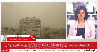 الأرصاد تحذر أصحاب الأمراض التنفسية: ابقوا فى منازلكم وأغلقوا النوافذ