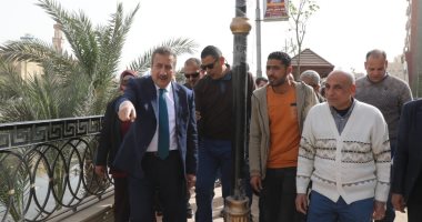 محافظ المنوفية يتفقد كورنيش بركة السبع بعد تطويره وتجميله