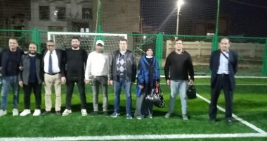 افتتاح الملعب الخماسى بمركز شباب برج البرلس عقب الإحلال والتجديد.. صور