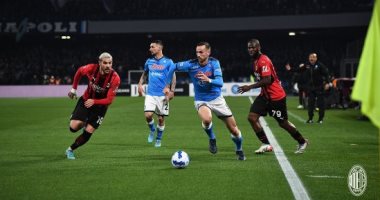 شوط سلبي في قمة نابولي ضد ميلان بالدوري الإيطالي.. صور