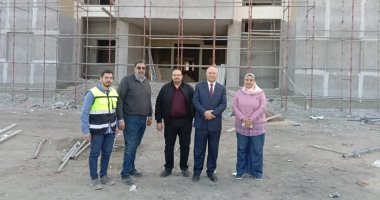 رئيس جامعة بنها يتفقد عددا من المشروعات الإنشائية الجديدة