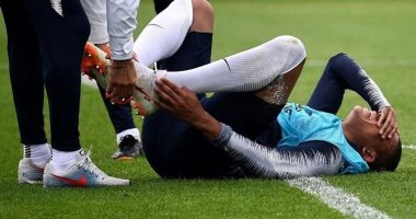 شاهد.. لحظة إصابة مبابي فى تدريبات باريس سان جيرمان قبل موقعة ريال مدريد