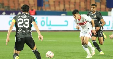 60 دقيقة .. الجونة يضغط والزمالك يتقدم 2 / 1..صور