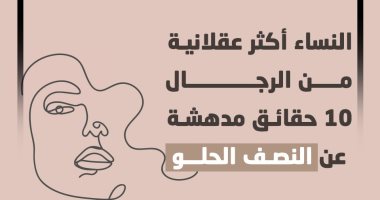 اليوم العالمى للمرأة .. 10 حقائق مدهشة عن "النصف الحلو".. إنفوجراف