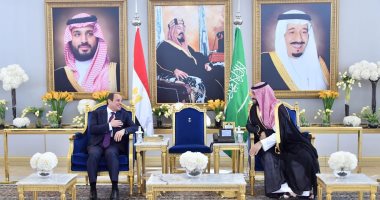 الرئيس السيسى يلتقى ولى العهد السعودى الأمير محمد بن سلمان