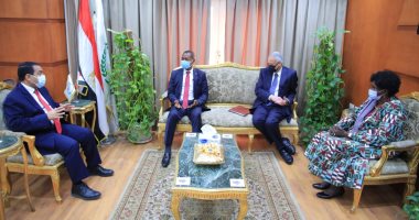 رئيس التنظيم والإدارة يستقبل وزير الخدمة العامة بدولة جنوب السودان 