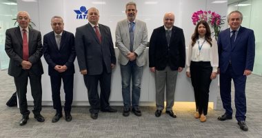 وفد الطيران المصرى يلتقى ممثلى الإياتا بالأردن
