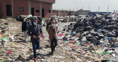 القبض على مواطن حول 6 أفدنة لمقلب قمامة وضبط 150طن مخلفات طبية وبلدية بالشرقية