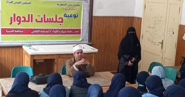 التوعية بالقضية السكانية تتصدر "جلسات الدوار" للقومي للمرأة بالمنيا