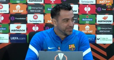 تشافي: برشلونة ليس مرشحاً للفوز بالدوري الأوروبي وأتمنى فوز ميسي ونيمار على الريال