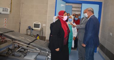 محافظ القليوبية يتابع أعمال تطوير قسم النساء والتوليد بمستشفى بنها التعليمى