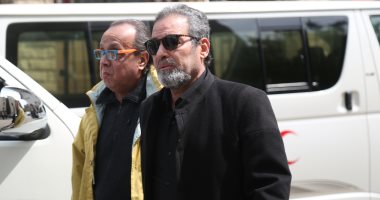 جنازة شقيق الفنان أحمد عبد العزيز بعد قليل من مسجد آل رشدان بمدينة نصر