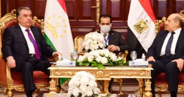 رئيس مجلس الشيوخ يستقبل رئيس طاجيكستان