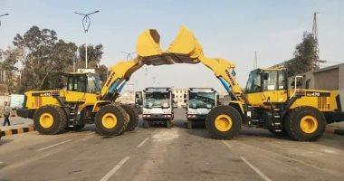 محافظة الجيزة تدفع بمعدات نظافة جديدة للمناطق الأكثر كثافة سكانية.. صور