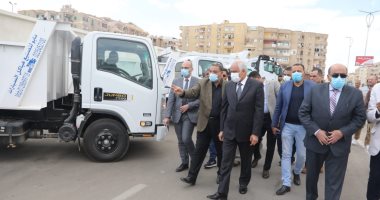 محافظ الجيزة يعلن دخول معدات بـ45 مليون جنيه لمنظومة النظافة