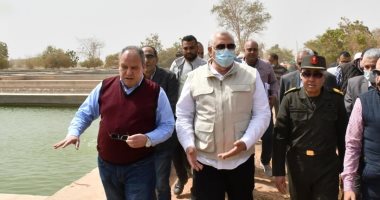 وزير الزراعة ومحافظ أسوان يتفقدان المفرخات السمكية ببحيرة ناصر.. صور