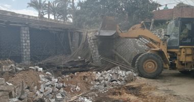إزالة 489 حالة في الأسبوع الأول من المرحلة الثالثة للتعديات ببنى سويف