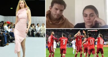 فنانون ومشاهير وصحف يجمعون ملايين لدعم لاجئى أوكرانيا.. ميلا كونيس وزوجها يجمعان 18 مليون دولار.. مبادرة "ديلى ميل" تحصد 4 ملايين جنيه إسترلينى.. وجيجى حديد تتبرع بأرباح أسبوع الموضة بباريس.. صور