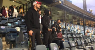 شيكابالا يتابع مباراة الزمالك والوداد من استاد القاهرة.. صور
