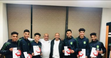 الاتحاد السكندرى يؤمن مواهب قطاع الناشئين بتوقيع سداسى 2003.. صور
