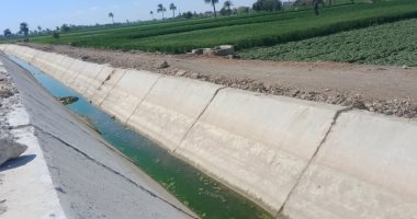 حياة كريمة.. شاهد أعمال تأهيل وتبطين الترع بالمنيا.. لايف وصور