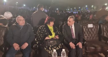 وزيرة الثقافة ومحافظ سوهاج يشهدان ختام مهرجان الموسيقى والغناء بأبيدوس.. صور