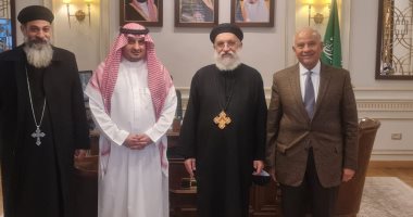 قنصل السعودية بالإسكندرية يستقبل وكيل بطريركية الأقباط.. اعرف التفاصيل