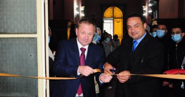 مدير البيت الثقافى الروسى بالإسكندرية يفتتح معرض تراث رشيد