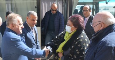 وزيرة الثقافة تغادر سوهاج عقب انتهاء مهرجان أبيدوس الأول للموسيقى والغناء