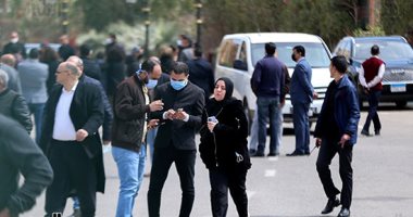 وصول جثمان أنيسة حسونة لمسجد الشرطة بـ6 أكتوبر استعدادا لأداء صلاة الجنازة..صور