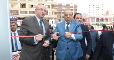 وزير التنمية المحلية ومحافظ بنى سويف يفتتحان مشروع الكورنيش السفلى والممشى السياحى