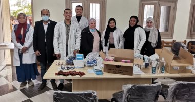 جامعة الزقازيق توجه قافلة طبية لقرية سماكين غرب ضمن مبادرة "حياة كريمة"