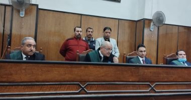 إحالة الأوراق للمفتى فى أولى جلسات محاكمة المتهم بقتل شقيقة زوجته بالشرقية.. لايف