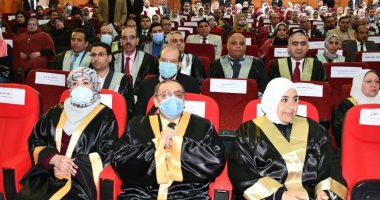 محافظ الفيوم يشهد احتفالية الجامعة بعيد العلم الرابع عشر